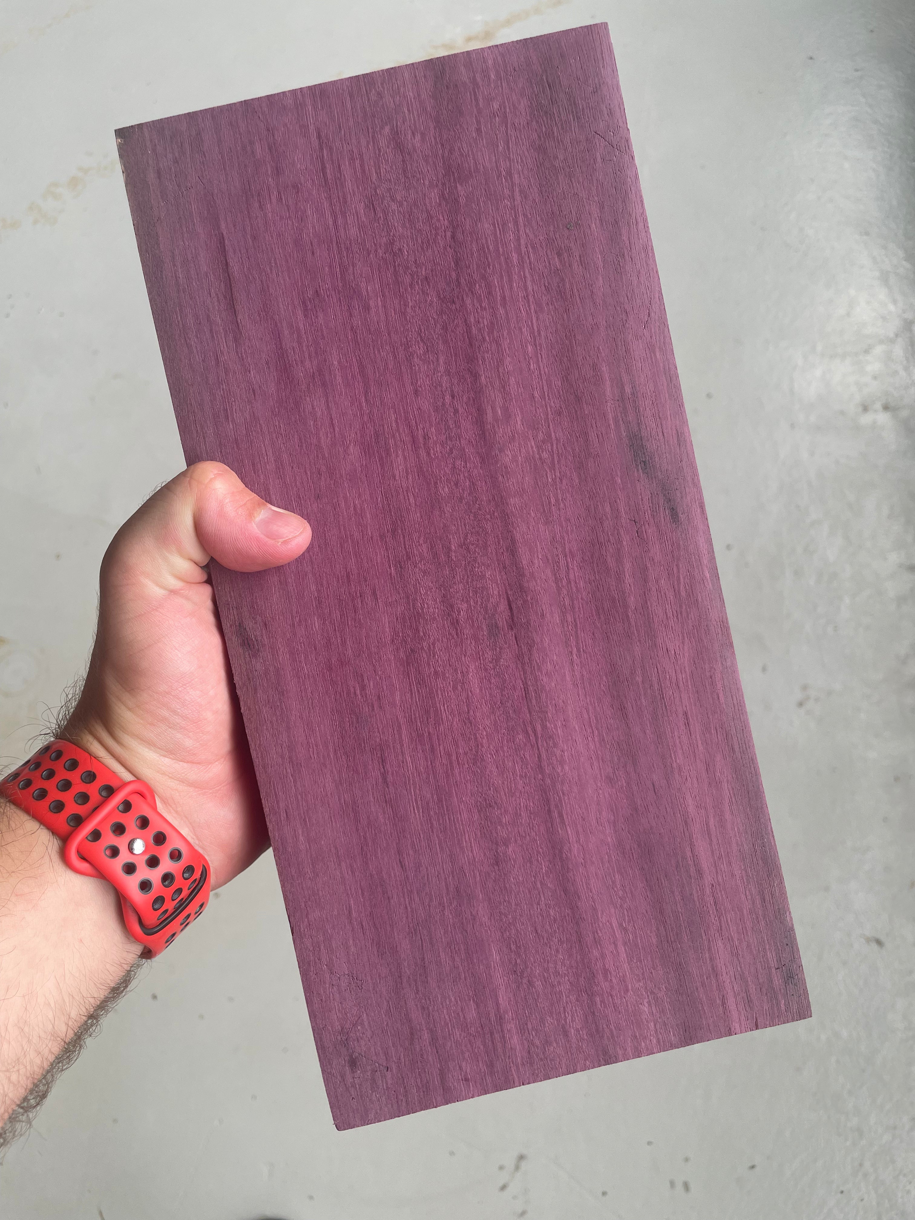 Purpleheart Großes Werkstück 55x155x300mm