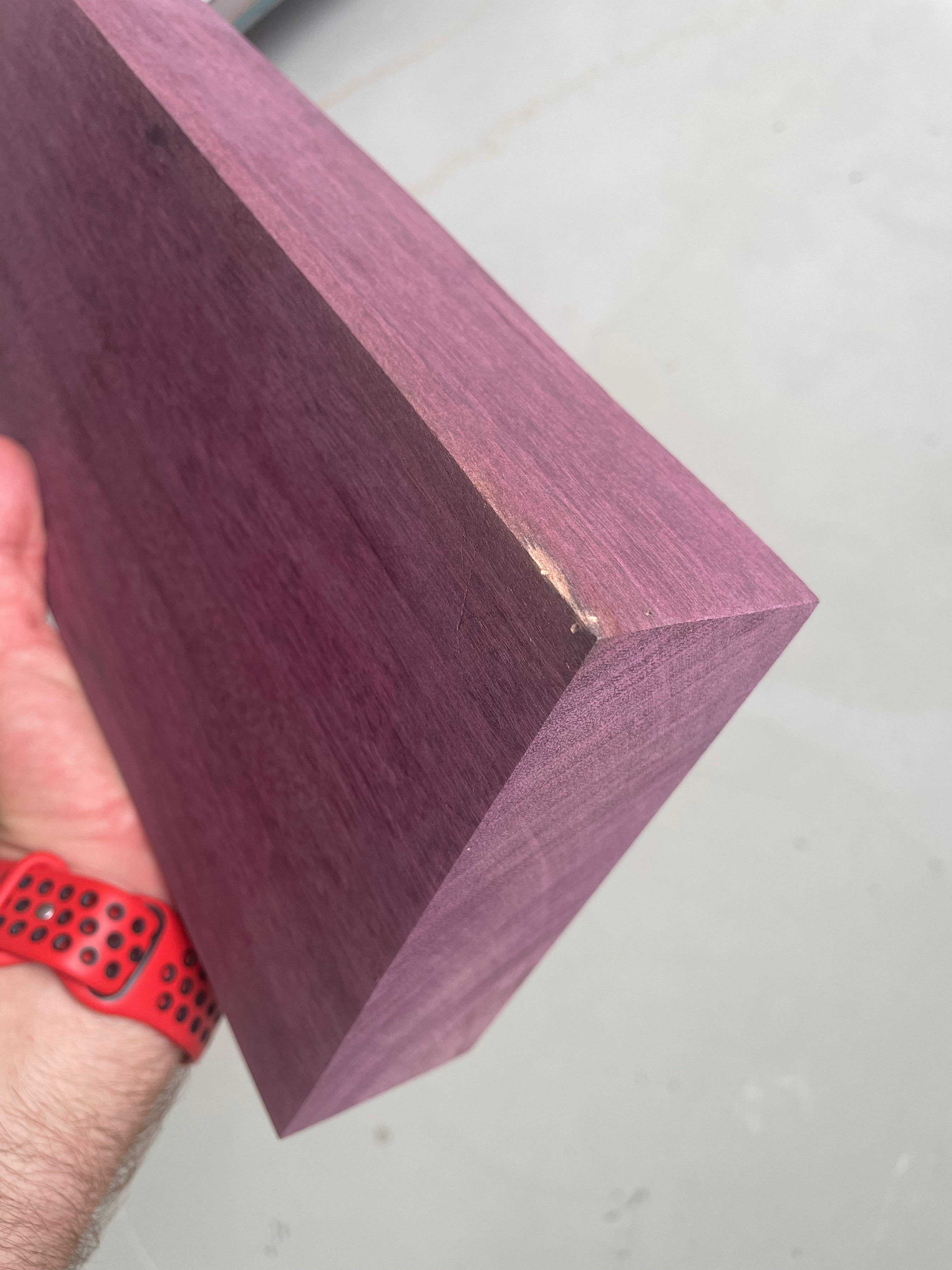 Purpleheart Großes Werkstück 55x155x300mm