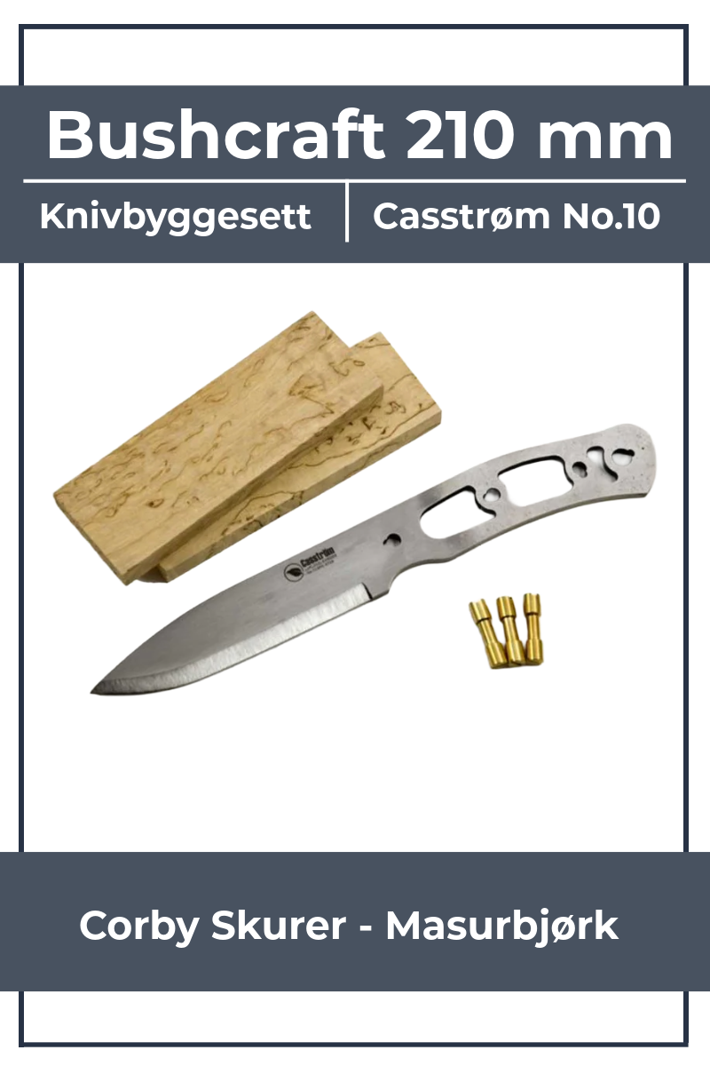 Casström No. 10 SFK Swedish Forest Knife Messerbausatz