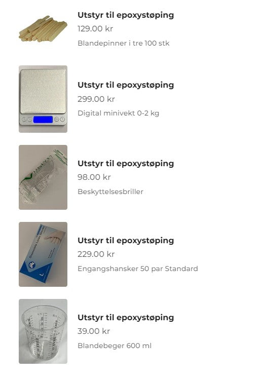 Starter-Set für Epoxidharz-Gießen – Alles, was Sie für den Einstieg benötigen