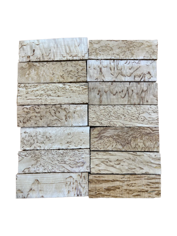 Premium Natur Maserbirke Masurbirke MBS ca. 30x40x125