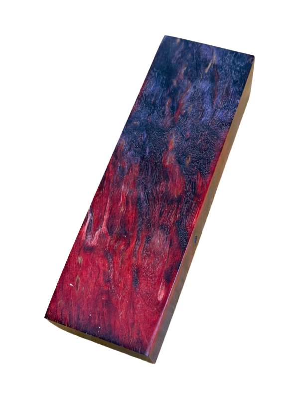 Maserbirke Karelisch Rot-Schwarz (Stabilisiert)