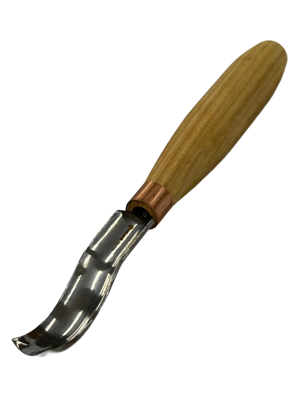 Holzbildhauereisen 80x14mm gebogener Hohlmeißel K8A/14