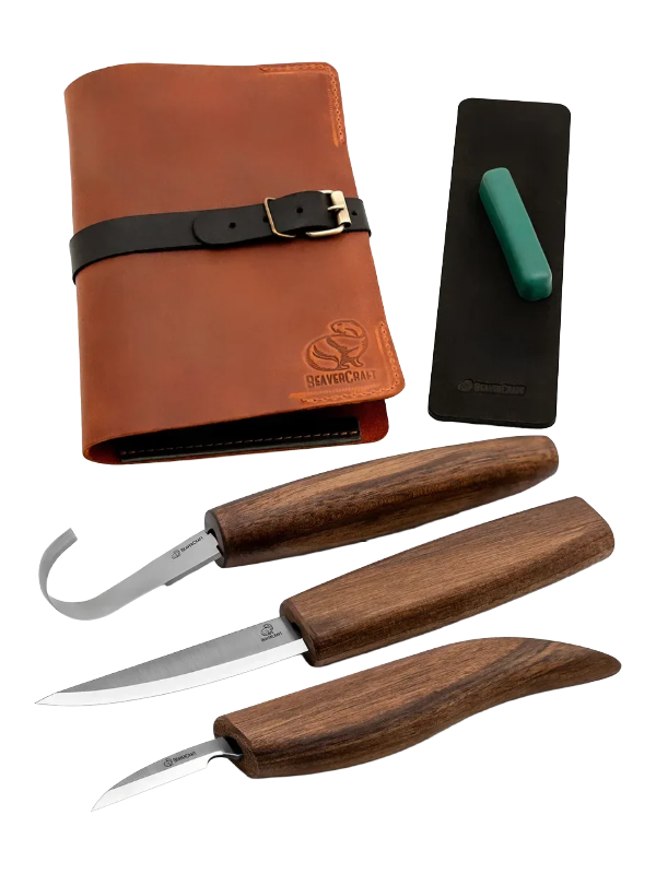 Leder-Schnitzset S13X Beaver Craft