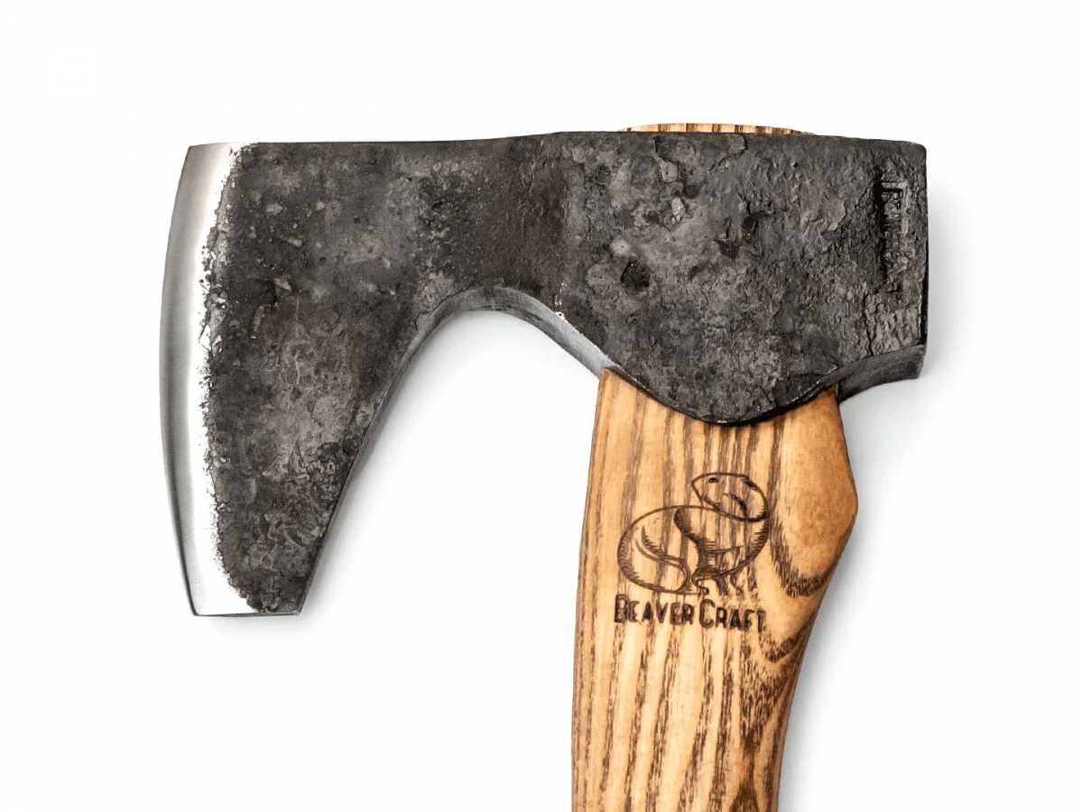 Axt mit Schneidenschutz AX6 Bushcraft Bartaxt
