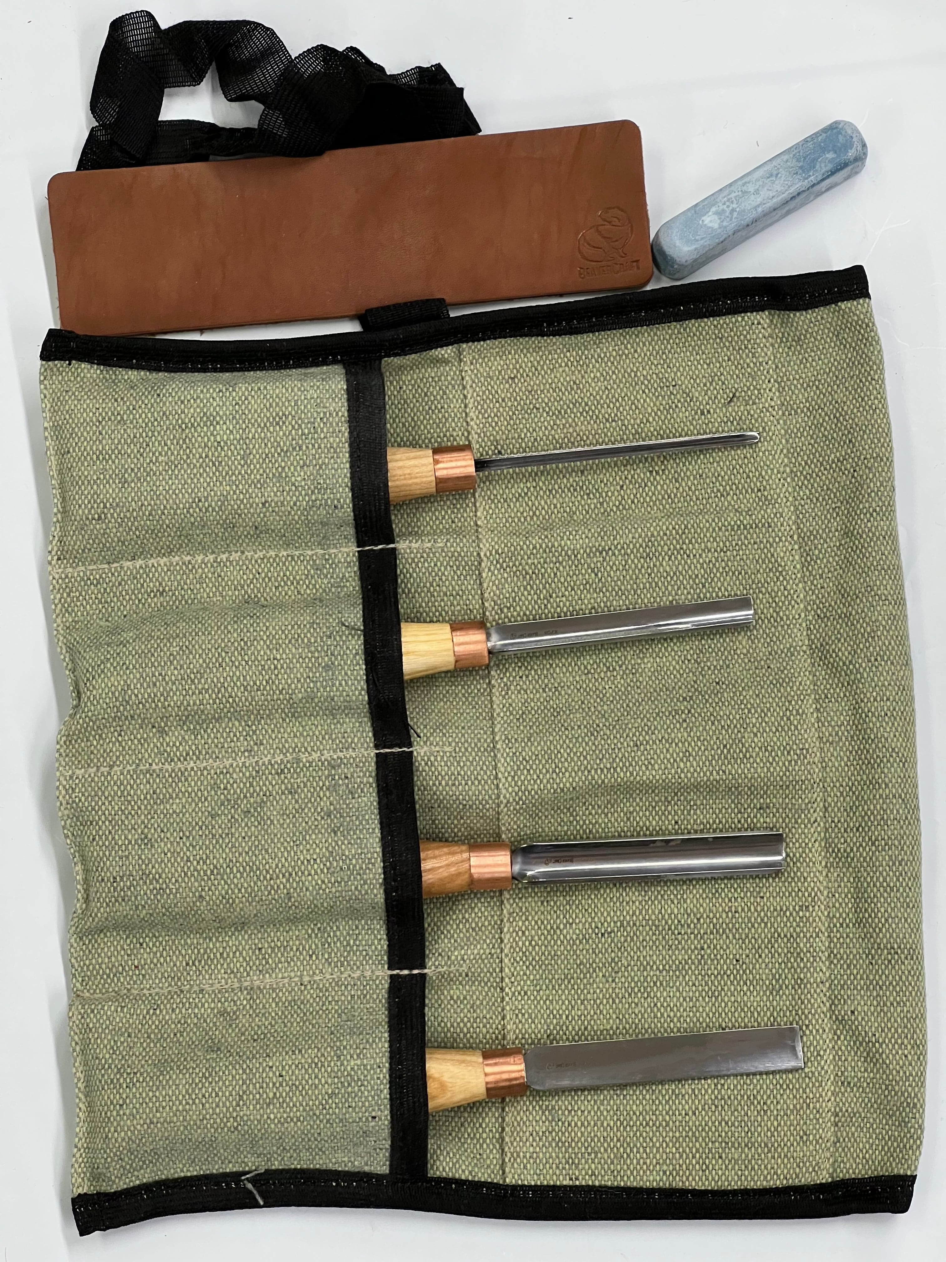 Holzbeitelsatz SC02 von Beaver Craft, 4-teilig