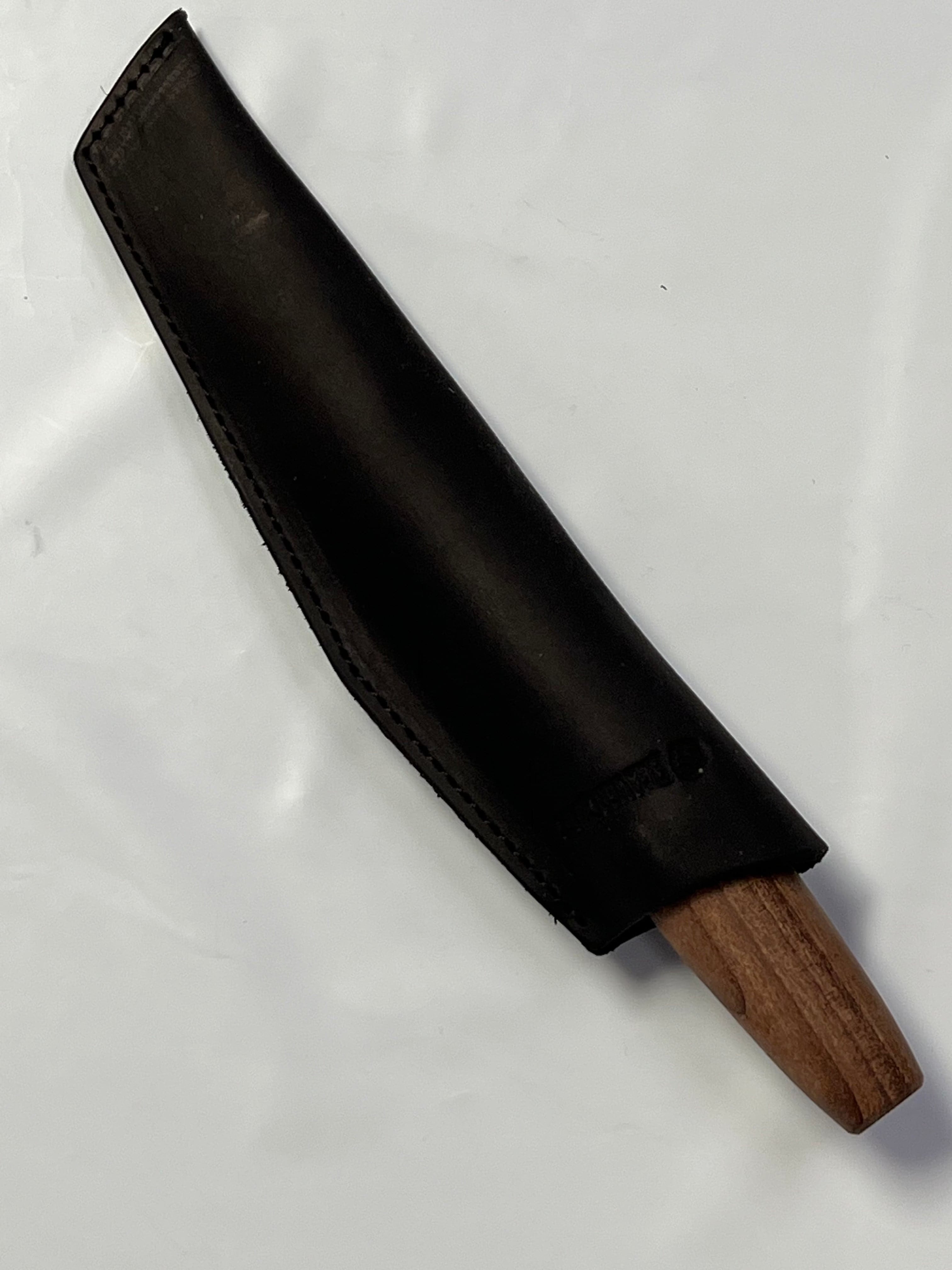 Holzschnitzmesser 78 mm C4X mit Lederscheide Beaver Craft