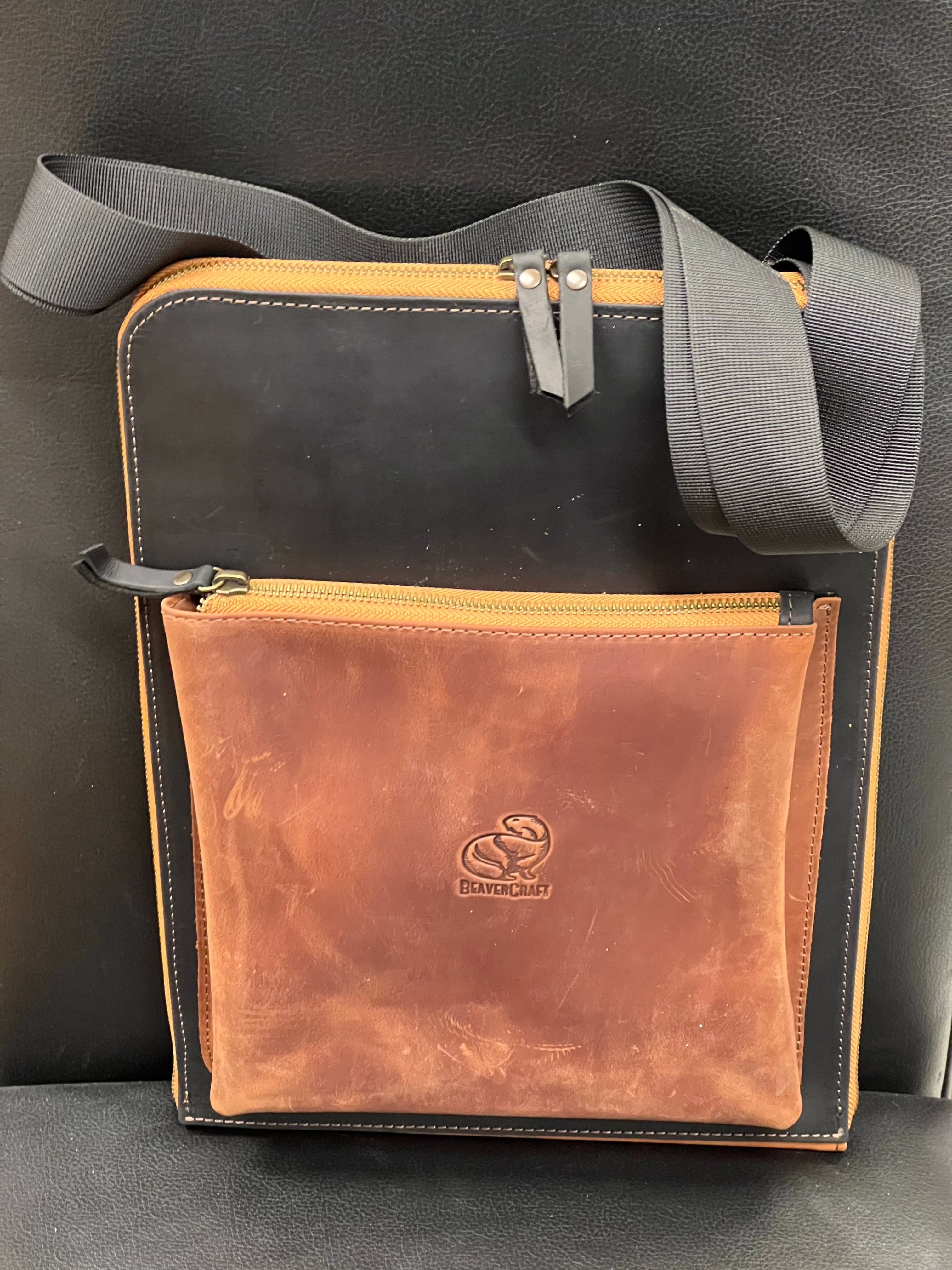 Schnitzmesser-Set in Ledertasche S50X Beaver Craft