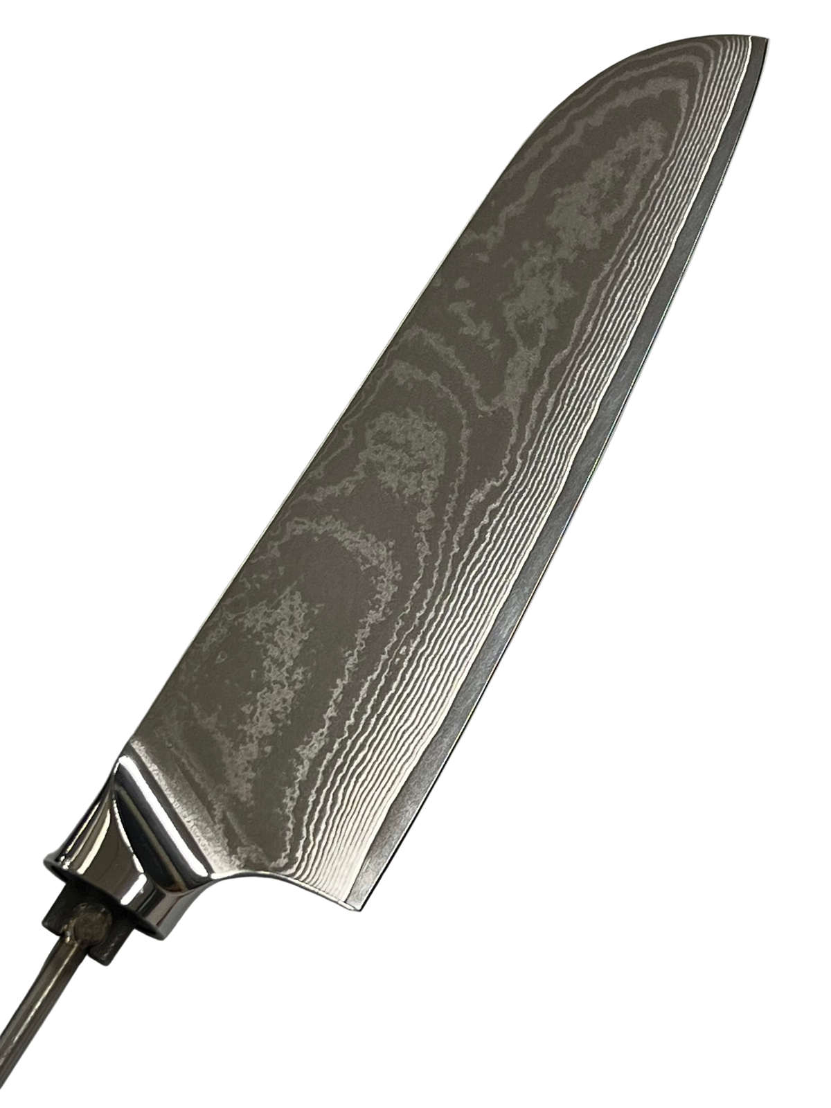 Santoku – Rostfreies Damast-Kochmesser 8" mit durchgehendem Erl