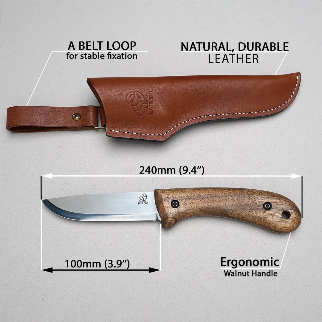 BSH2 Glacier Bushcraft-Messer mit Scheide