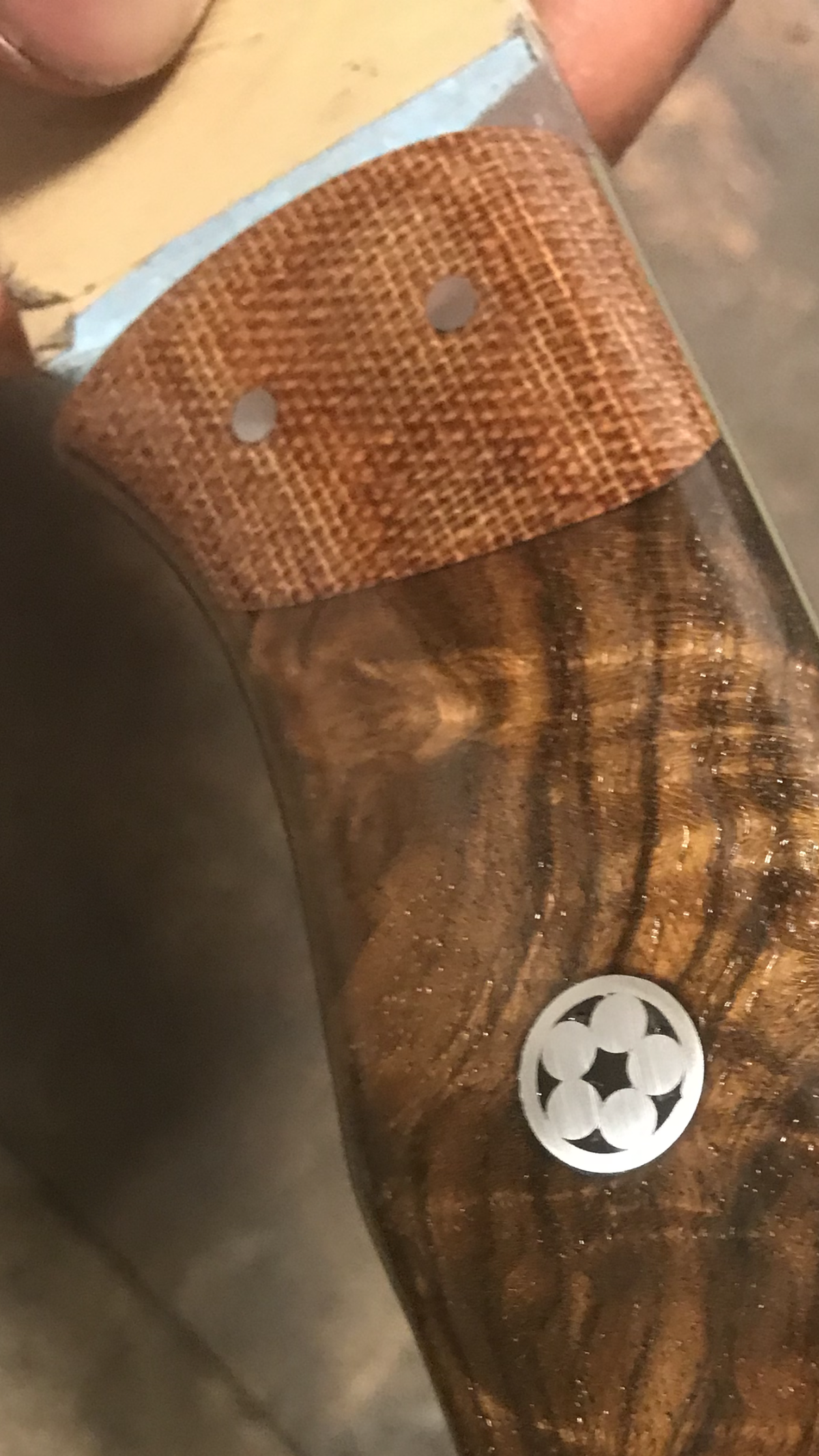 Micarta-Platte Griffmaterial