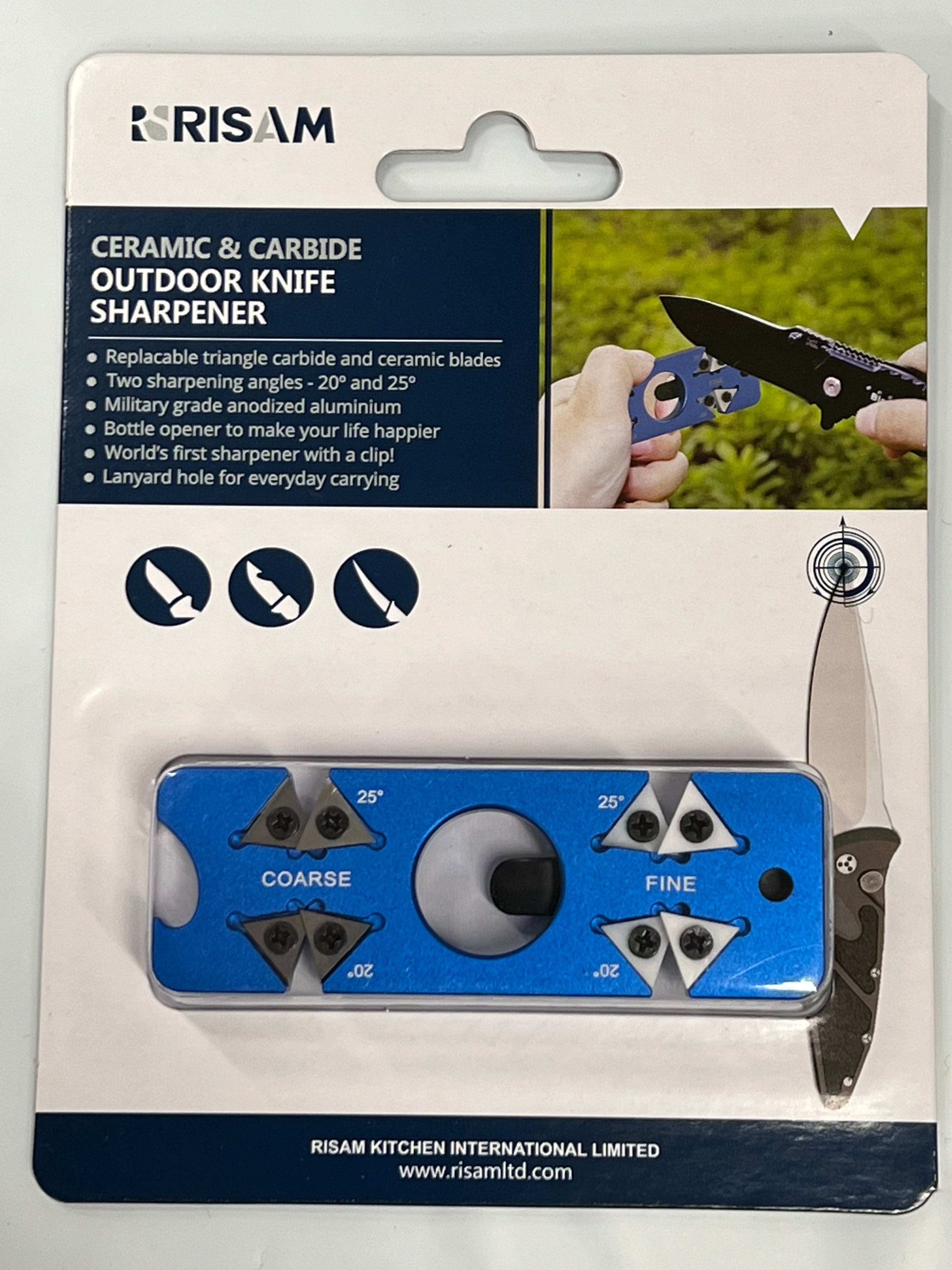 Messerschärfer für Outdoormesser 20/25 Grad