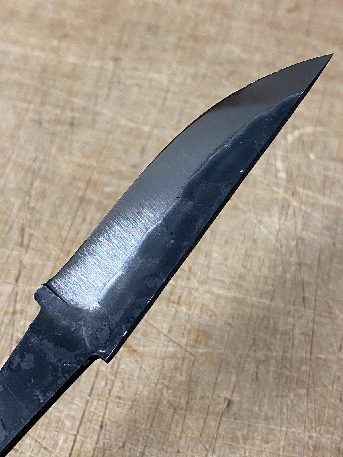 75 mm Hammer-Finish Messerklinge