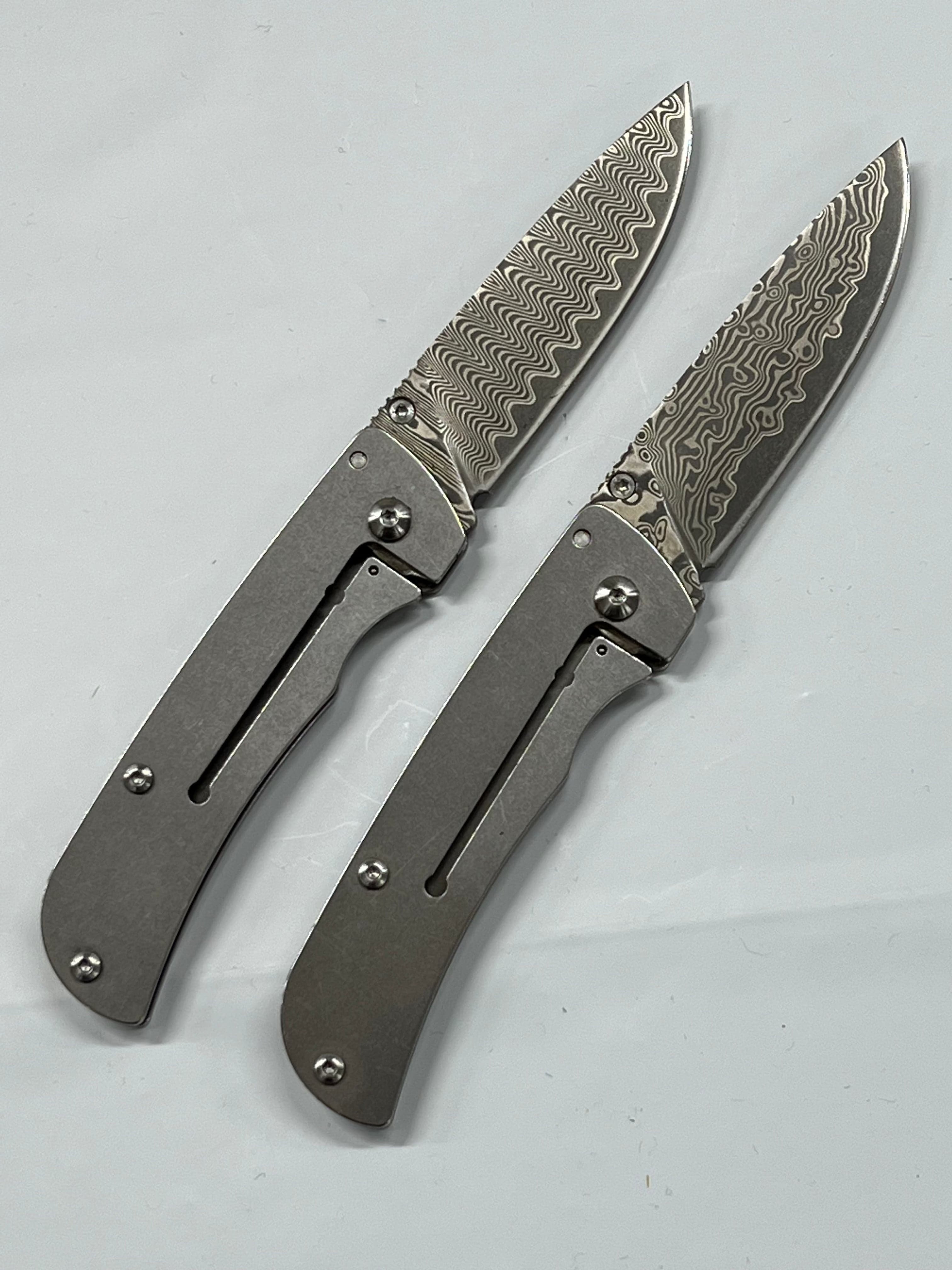 Gentleman Klappmesser-Set Ladder-Damast