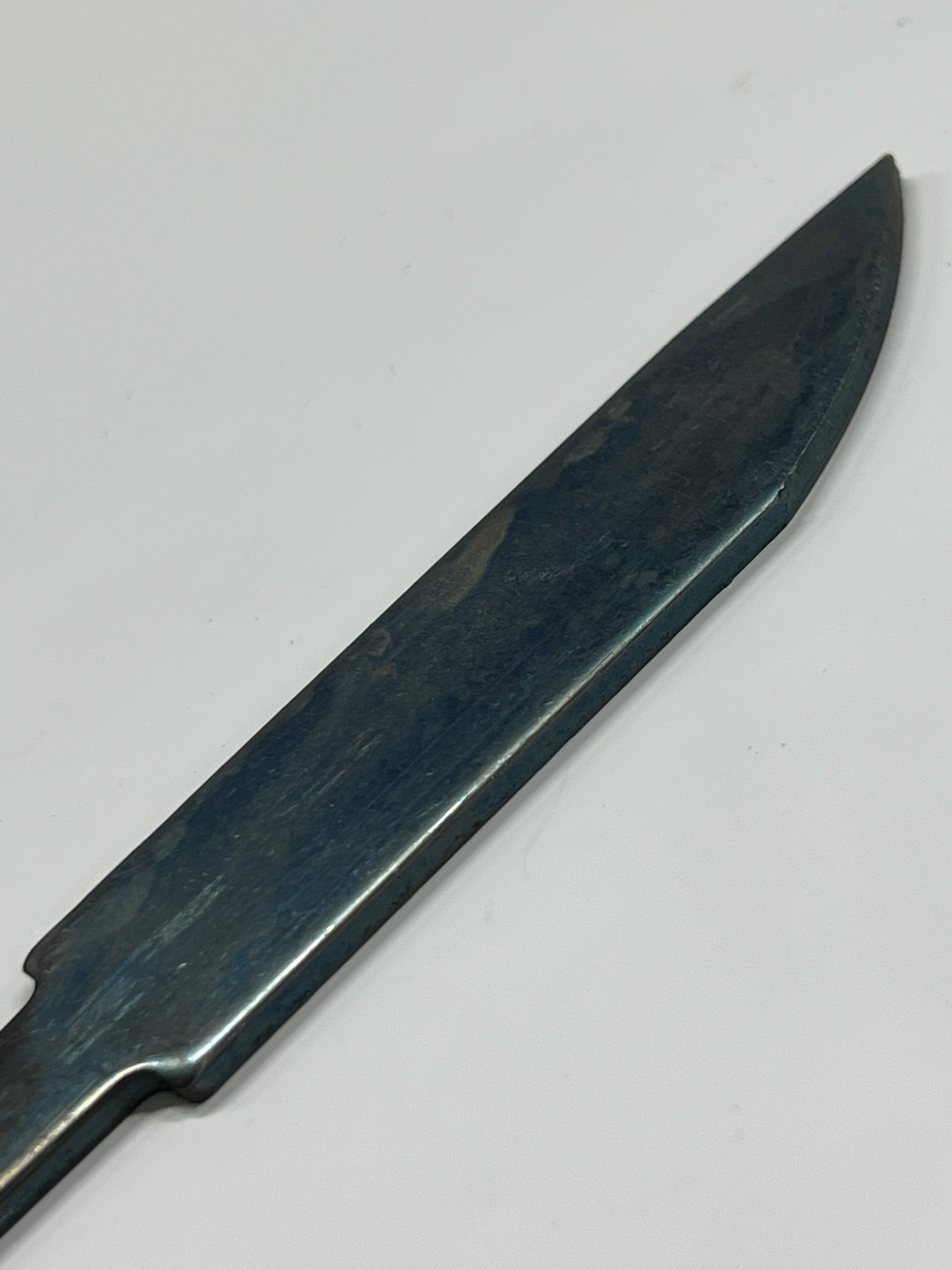 Messerklingenrohling 80mm gehärtet, ungeschliffen