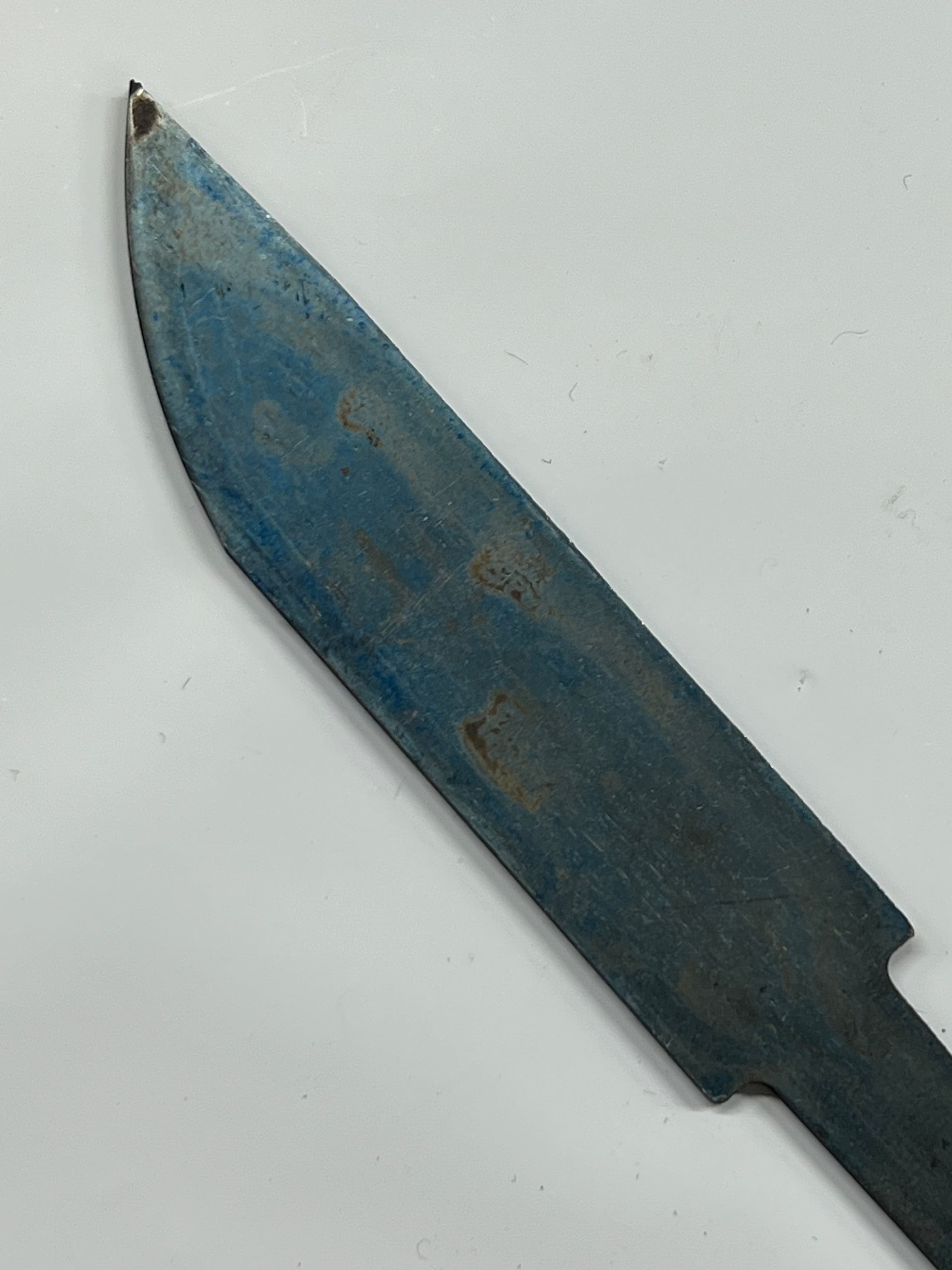 Messerklingenrohling 80mm gehärtet, ungeschliffen