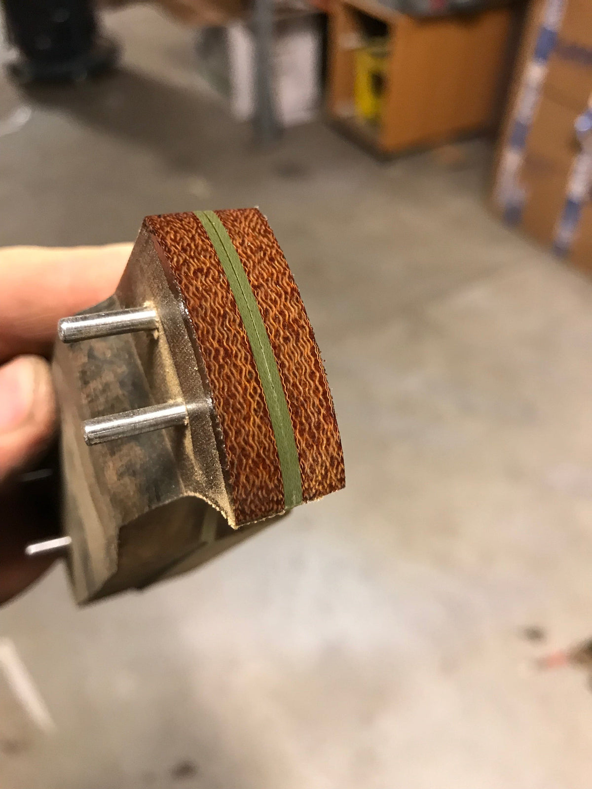 Micarta-Platte Griffmaterial