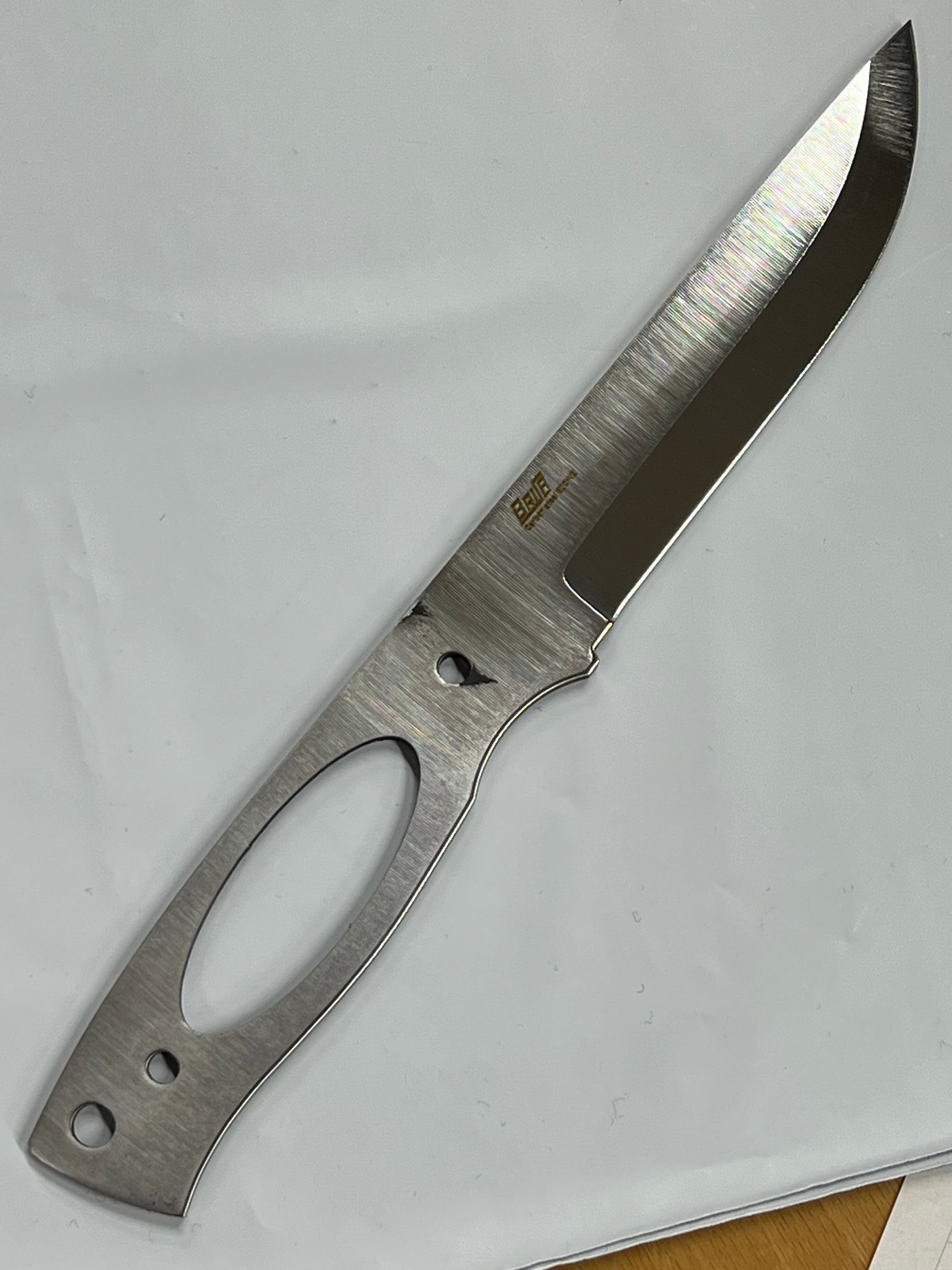 Brisa Trooper 115 Scandi 80CrV2 Kohlenstoffstahl Klingenrohling
