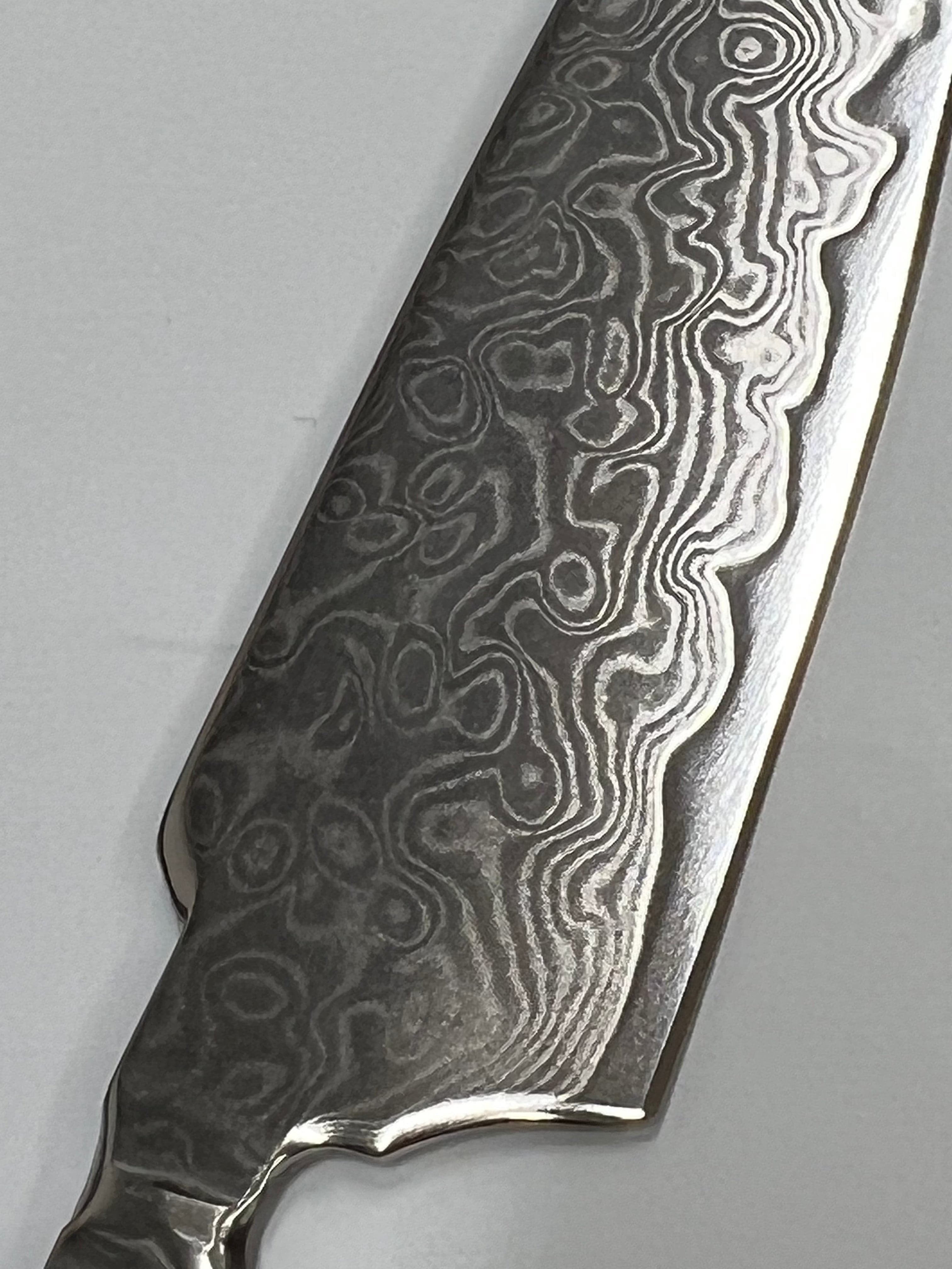 Küchenmesser 3,5" - 8Cr14MoV Damast