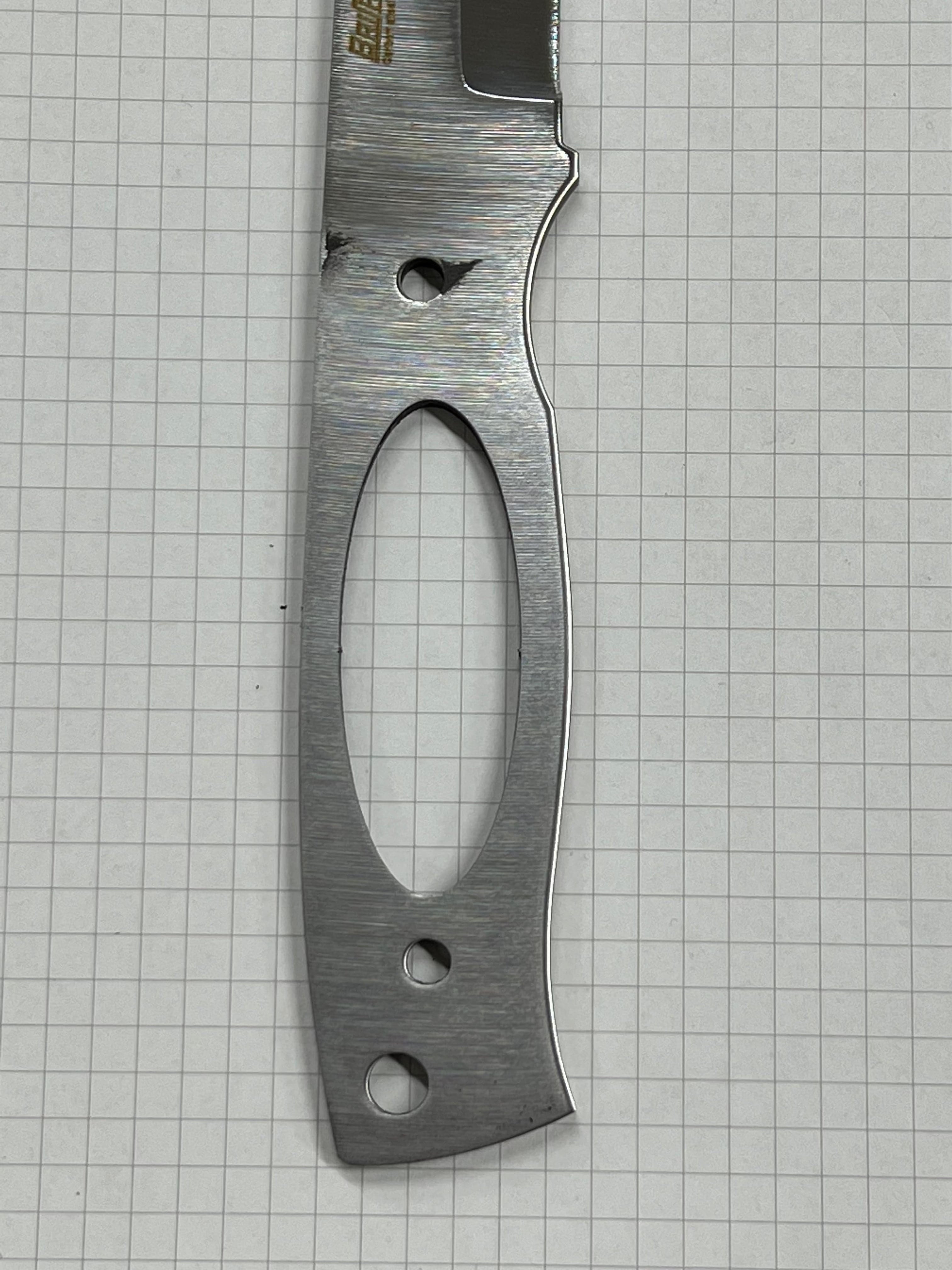 Brisa Trooper 115 Scandi 80CrV2 Kohlenstoffstahl Klingenrohling