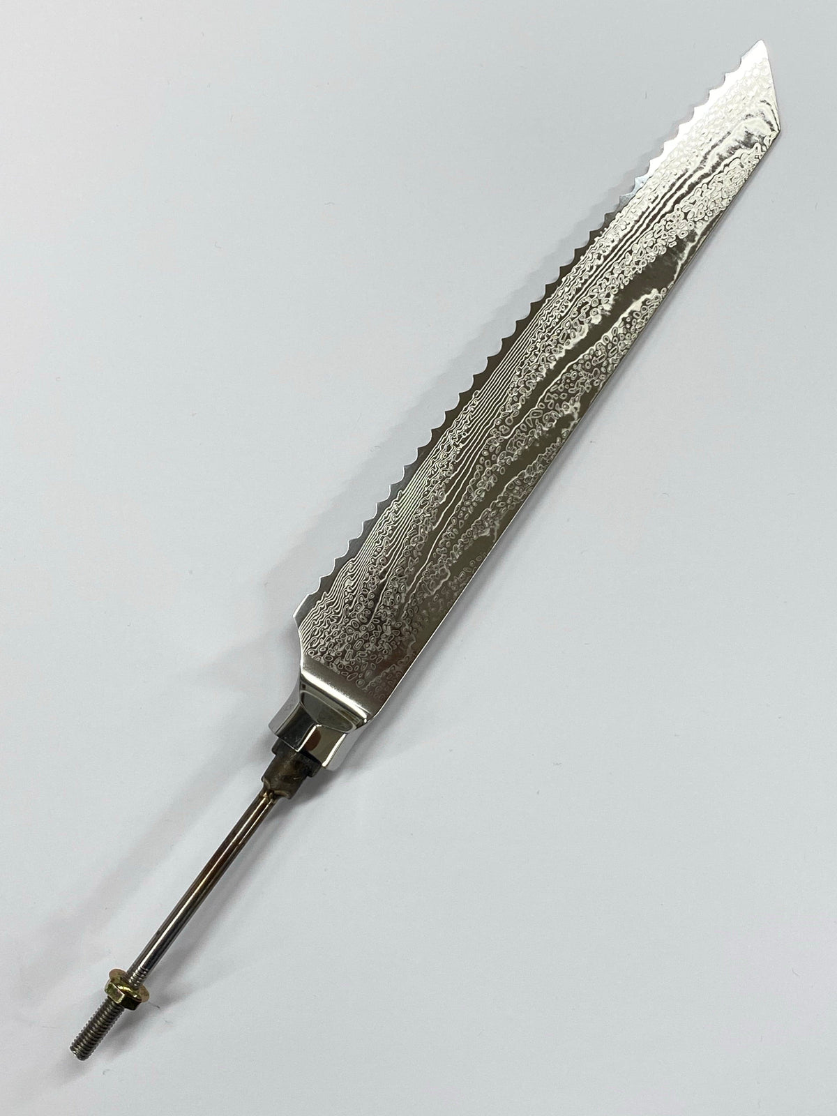 Brotmesser-Klinge - AUS10 Damast-Kochmesser