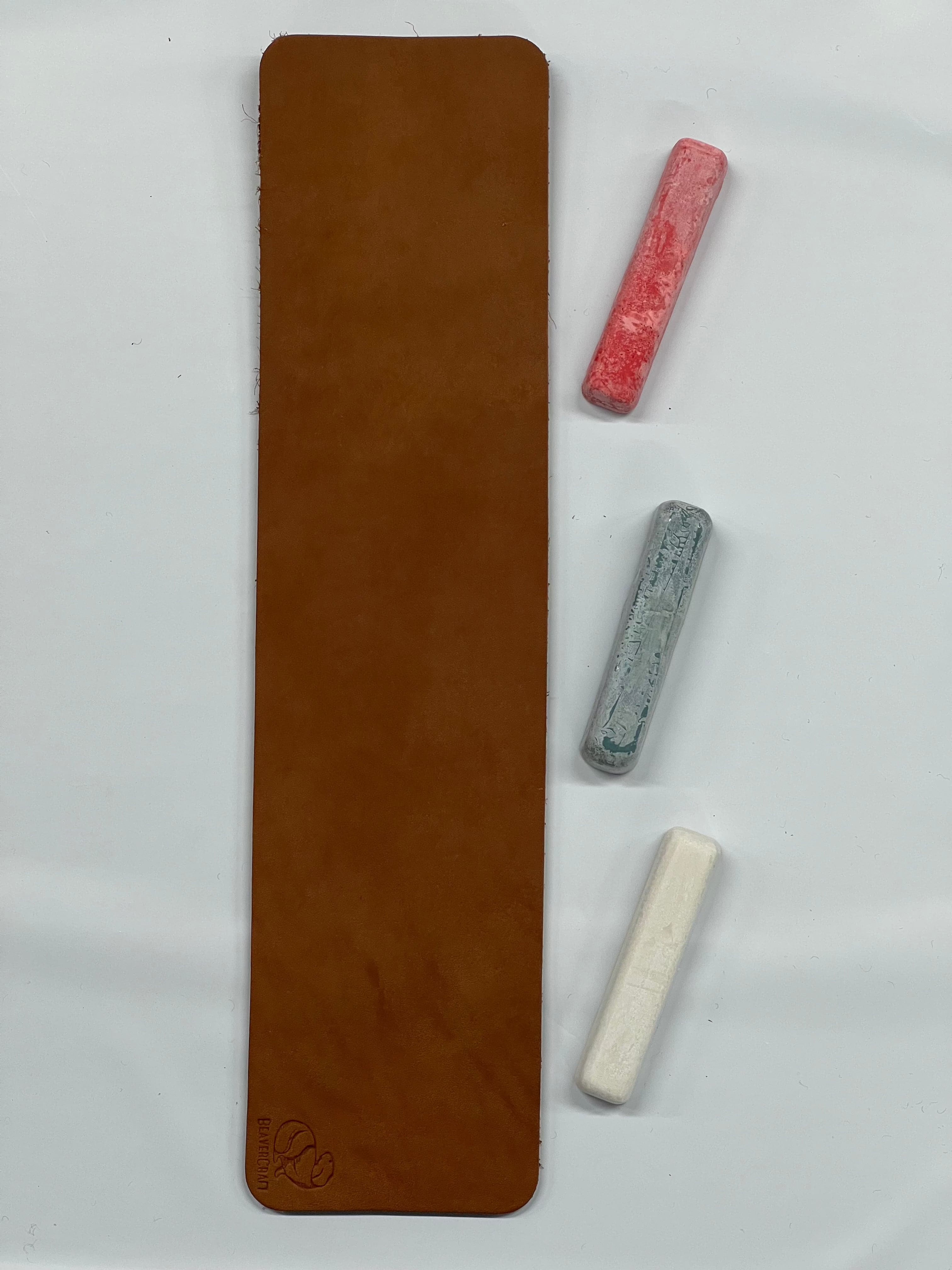 Lederriemen 305x75 mm mit 3 Arten von Schleifpaste