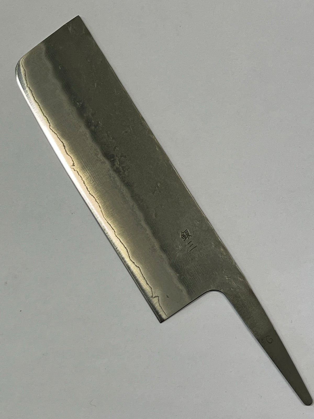 Nakiri 165 Silver3 Japanisch handgeschmiedete Messerklinge