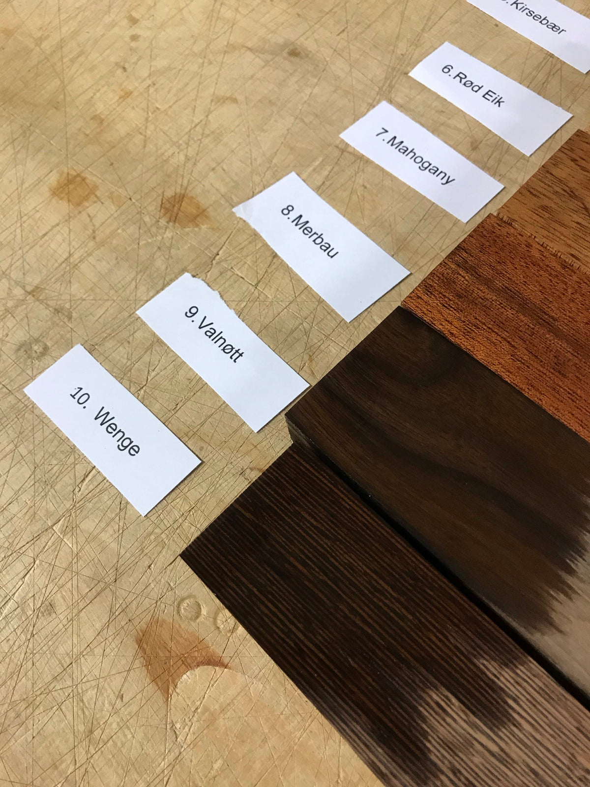 Messergriffrohling aus Holz