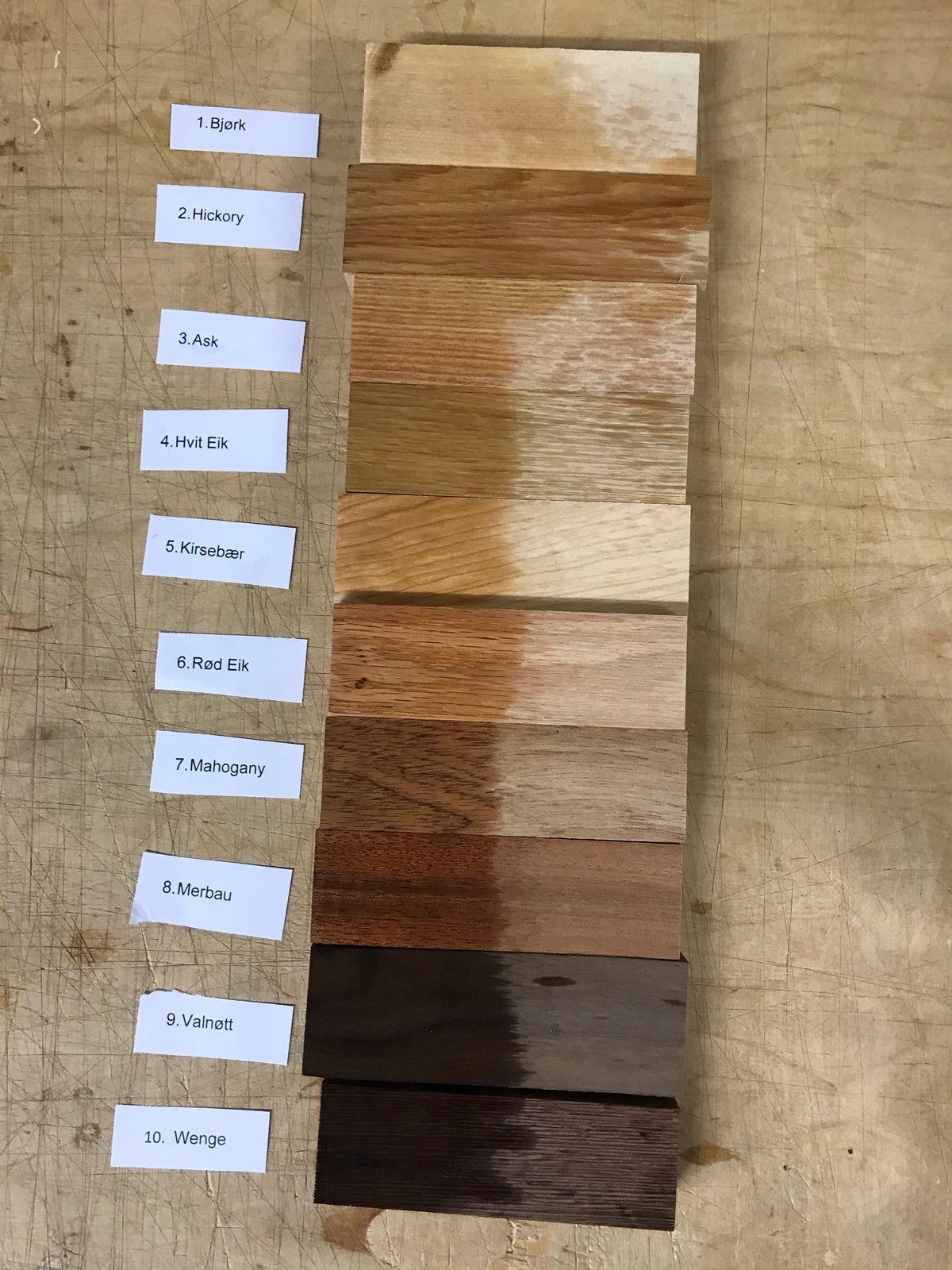 Messergriffrohling aus Holz